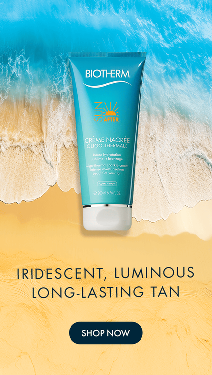 DISCOVER BIOTHERM AFTERSUN BODY CREAM CREME NACREE FOR AN IRRIDESCENT, LUMINOUS, LONG-LASTING TAN