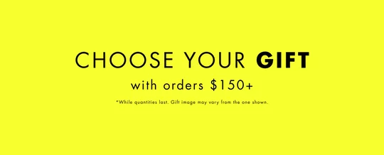 Your free gift with orders $150+