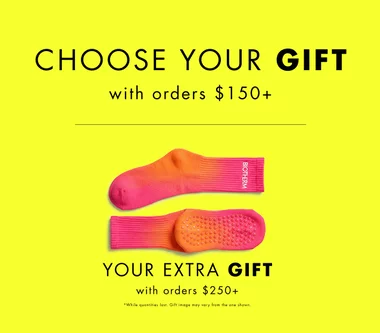 Select your free gift with every purchase of 150$ or more