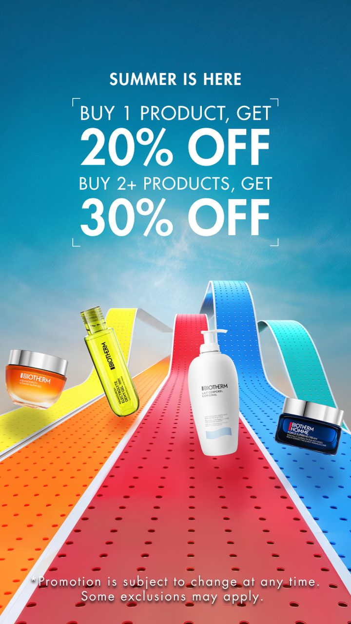 Buy 1 product, get 20% off or buy 2+ products, get 30% off and receive a gift with purchases of $150+!