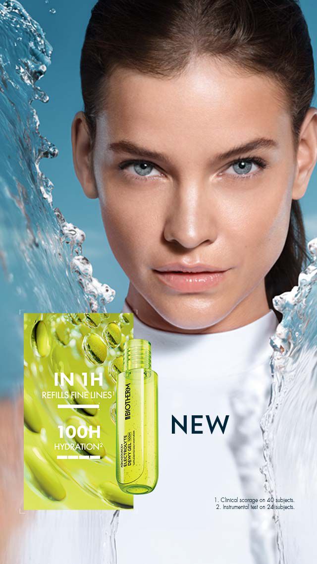 Discover Biotherm's NEW Aquasource Pus Electrolyte Dewy Gel with fitness-inspired supplemented hydration for your skin.