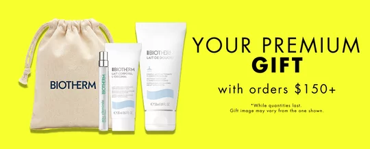 Your free gift with orders $150+