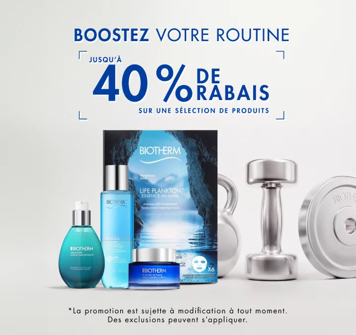 JUSQU'A 40% SUR UNE SELECTION DE PRODUITS