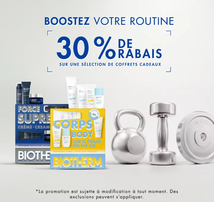 30% DE RABAIS SUR UNE SELECTION DE COFFRETS CADEAUX