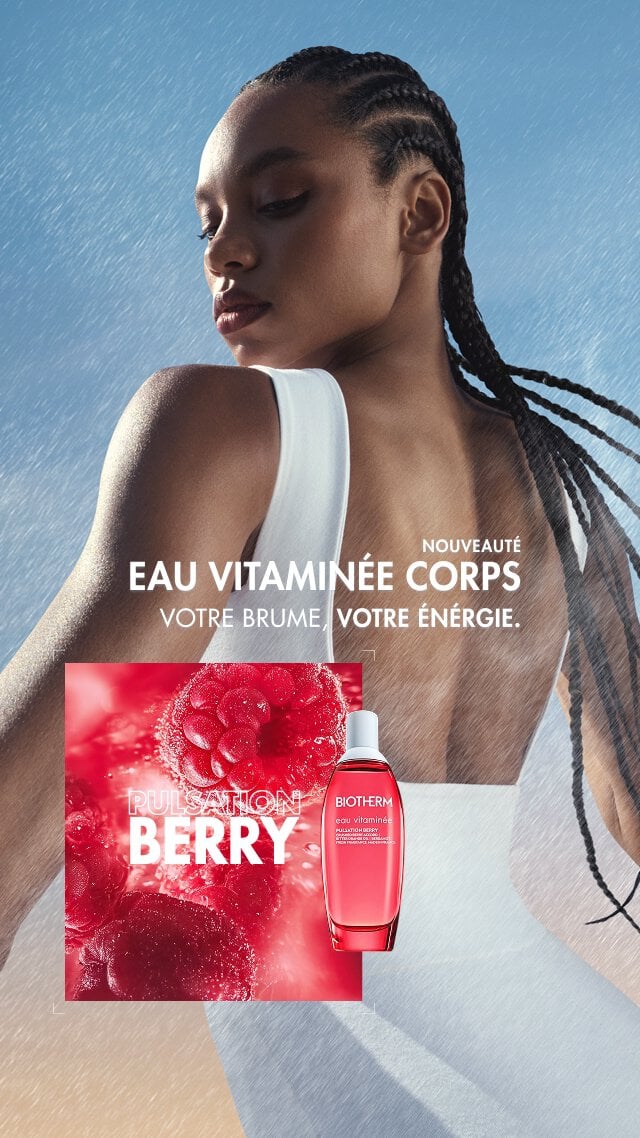 Brume corporelle vitaminee rafraichissante, aux notes de baies juteuses et a l'energie reconfortante.