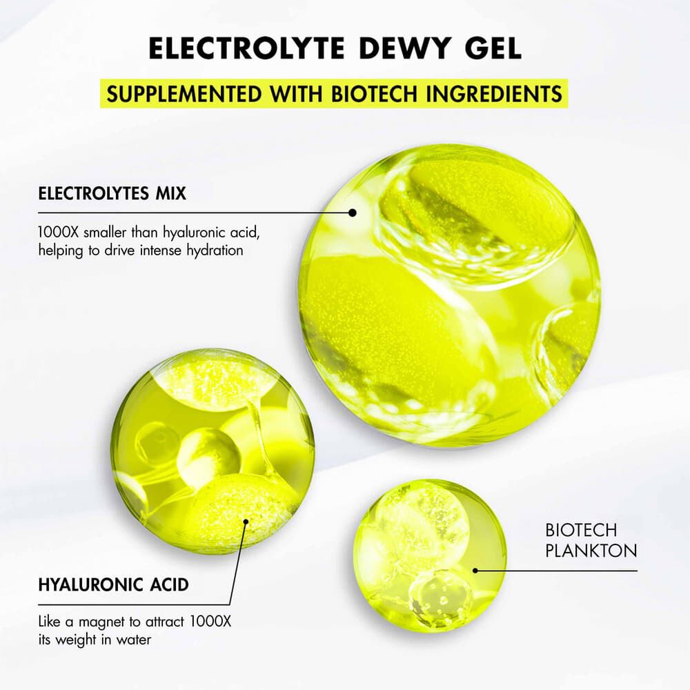 AQUASOURCE+ ELECTROLYTE DEWY GEL 100H SUPPLEMENTED MOISTURIZER