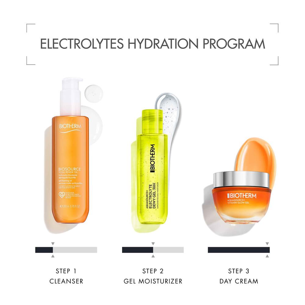 AQUASOURCE+ ELECTROLYTE DEWY GEL 100H SUPPLEMENTED MOISTURIZER