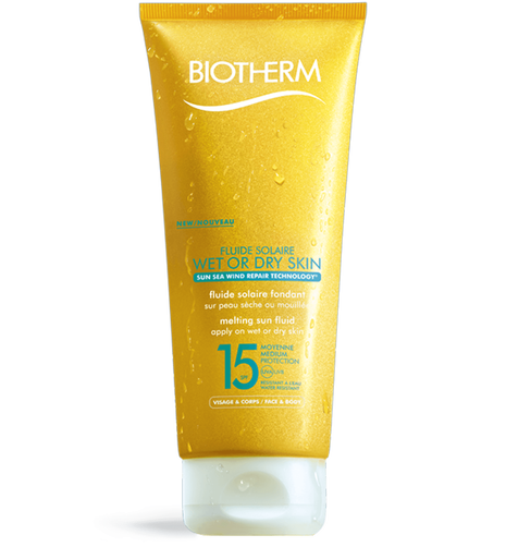 Fluide Solaire Wet Or Dry Skin SPF15 0