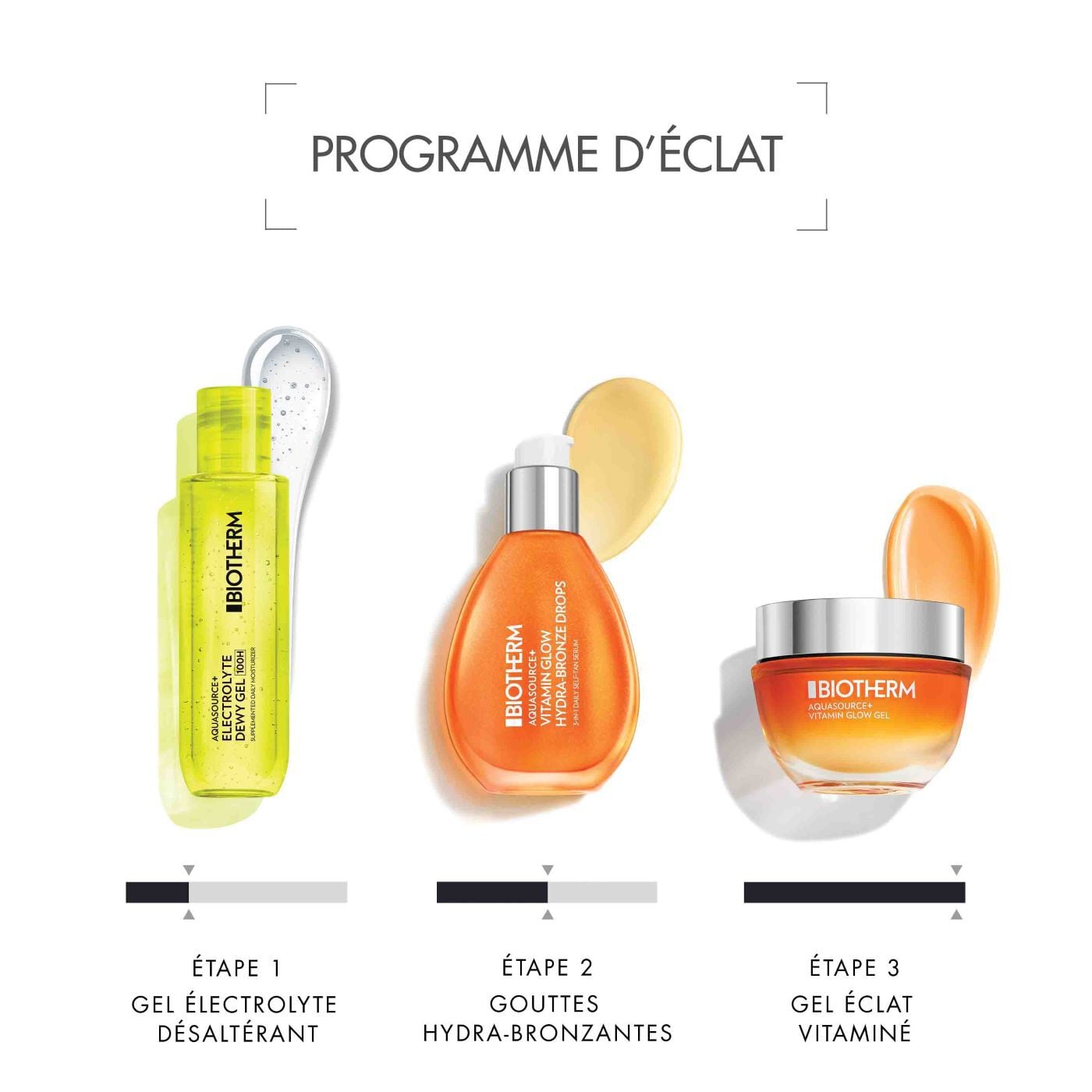 AQUASOURCE+ ECLAT VITAMINE​  GOUTTES HYDRA-BRONZANTES​