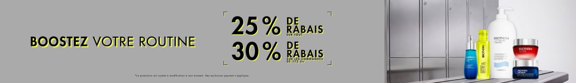L’ÉVÉNEMENT DE LA RENTRÉE​​: 25% DE RABAIS SUR TOUT​, 30% DE RABAIS SUR LES COMMANDES DE 175 $+​