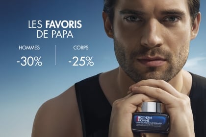 30 % de rabais sur les Soins pour Hommes et 25 % de rabais sur les Soins du Corps et recevez un cadeau GRATUIT avec les commandes de 150 $ et plus après rabais et avant taxes !​