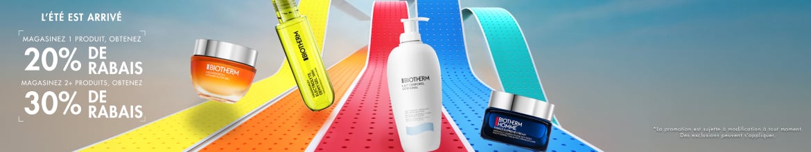 Magasinez 1 produit, obtenez 20% de rabais ou magasinez 2+, obtenez 30% de rabais​ et recevez un cadeau GRATUIT avec les commandes de 150 $ et plus après rabais et avant taxes !​